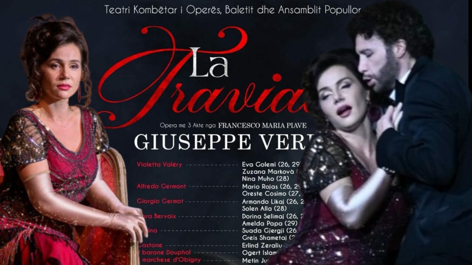 Dy mbrëmje magjike të sopranos Nina Muho dhe “Traviata” që nuk rresht së na magjepsuri!