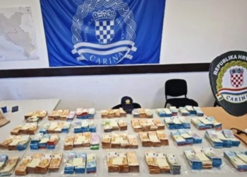 Shqiptari në Kroaci kapet me mbi 700 mijë euro në makinë