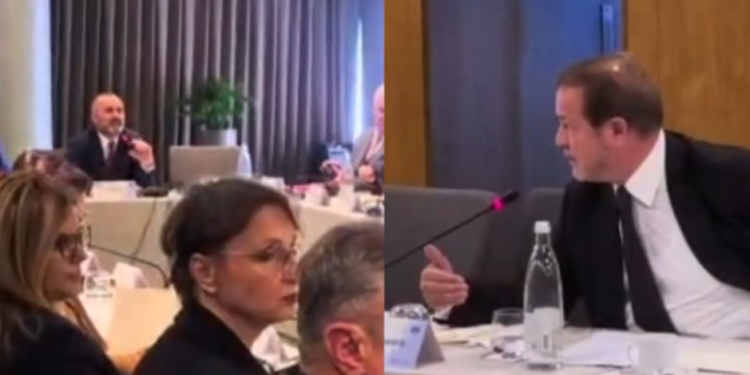 “Jemi me Venecian këtu! Nuk është normale kjo…”, Gjin Gjoni “përplaset” me Ulsi Manjën