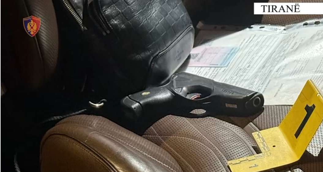 Arrestohet 39-vjeçari në Tiranë, qarkullonte me armë zjarri në automjet
