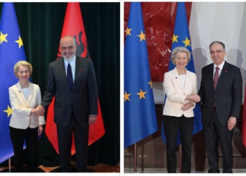 Takimi me Begajn dhe Ramën, Von der Leyen: Shqipëria, në rrugën e duhur drejt BE-së! Gati t’ju mbështesim