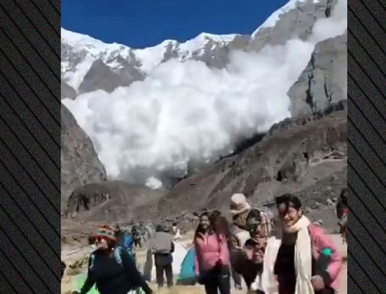 VIDEO/ Pamje të frikshme, orteku fshin në pak sekonda kampin e alpinistëve, alarm të bërtitura dhe…