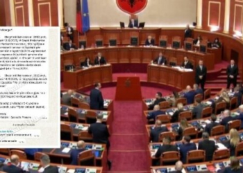 (FOTO-VIDEO)“Urdhëroi deputetët të…”/ Zbulohet mesazhi i Ballës në grupin e gabuar. PD akuzoi PS për ndërprerjen e Kuvendit me skenar