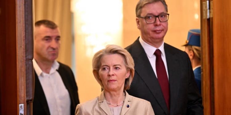 Von der Leyen në Beograd: Presim hapa konkretë nga Serbia në rrugën drejt BE-së