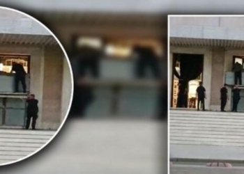 PD ka njoftuar protestë ditën e hënë, dyert e Kryeministrisë vishen me mburoja metalike