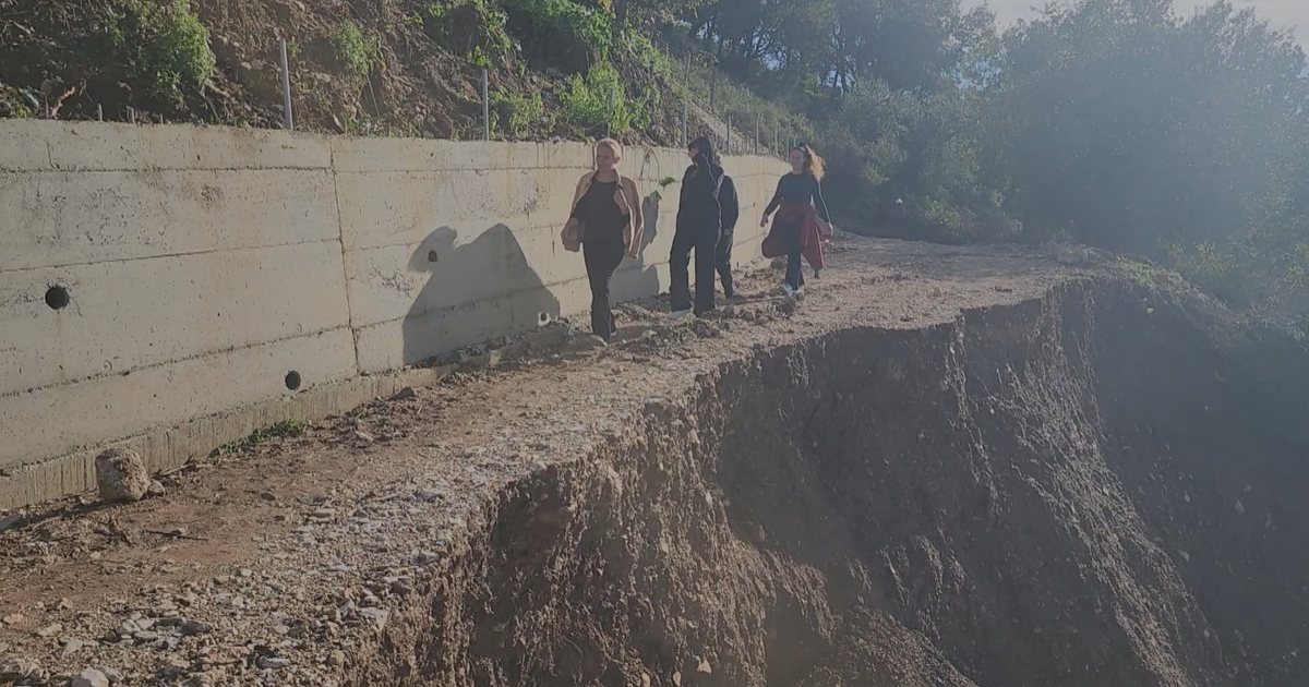 Bashkia Delvinë kërkon ndihmë, banorë të tre fshatrave të bllokuar nga shembja e rrugës