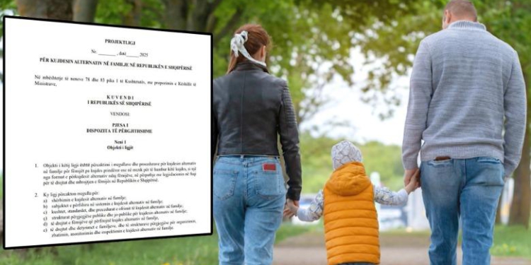 “Fëmijët pa kujdes prindëror do vendosen në një familje”, çfarë parashikon pr/ligji për kujdestarinë alternative