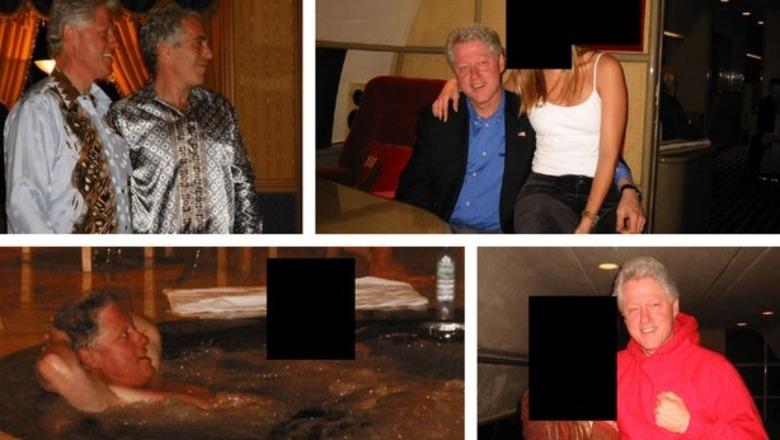 Bill Clinton dhe jeta e tij intime në qendër të skandalit Epstein! Publikimi i fotove nga pishina tek vajza në prehrin e tij