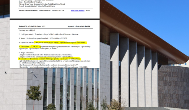 FAKSIMILE / Dyshime të forta mbi prokurimet e KLGJ, e njëjta kompani fitoi dy herë radhazi…
