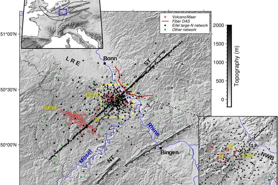 Gjermania hartëzon vullkanët “e fjetur”, eksperimenti më i madh sizmologjik në vend