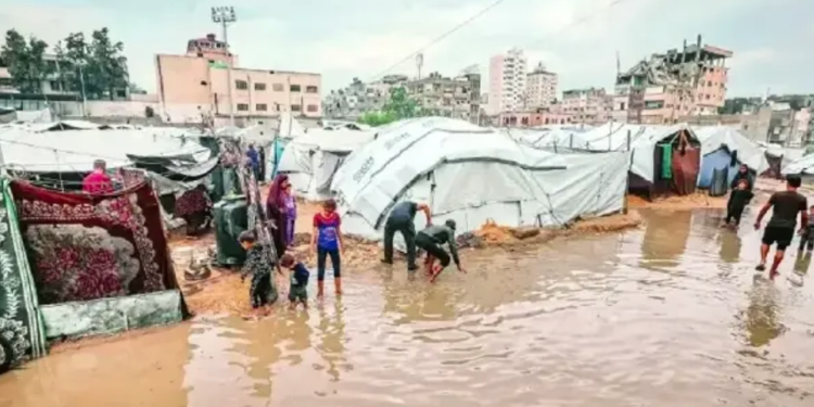 OKB: Mijëra persona në Gazë zhvendosen për shkak të përmbytjeve