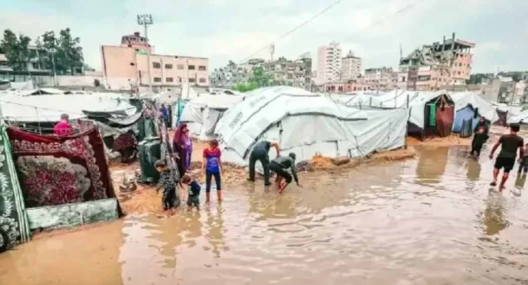 OKB: Mijëra persona në Gazë zhvendosen për shkak të përmbytjeve