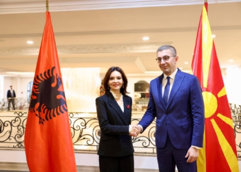 Spiropali pritet nga Mickoski: Faktori shqiptar në RMV, nxitës i rëndësishëm i proceseve eurointegruese