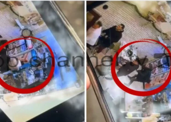(VIDEO) Plagosja e personazhit të njohur në TikTok/ Autori i drejtoi armën në lokal, ai tentoi të fshihej pas trupit të shokut, më pas te banaku