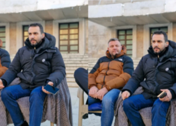 Adriatik Lapaj protestë poshtë zyrës së Ramës: Ditë-natë pa ndalim, para Kryeministrisë
