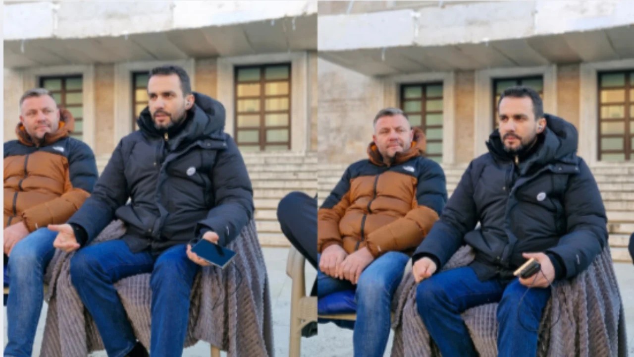 Adriatik Lapaj protestë poshtë zyrës së Ramës: Ditë-natë pa ndalim, para Kryeministrisë