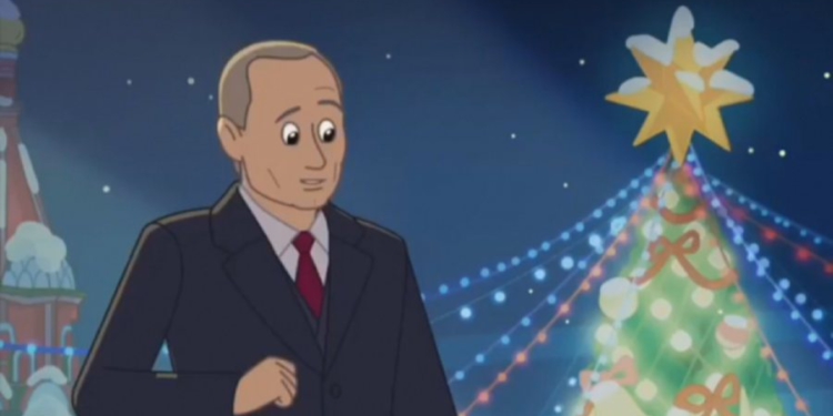 Propaganda nuk njeh kufij, Putini shfaqet për vit të ri në një film vizatimor për fëmijë