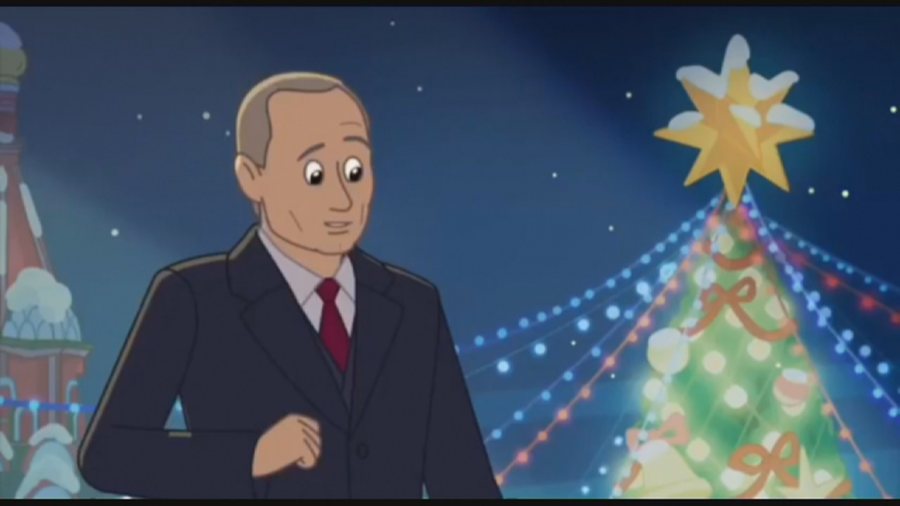 Propaganda nuk njeh kufij, Putini shfaqet për vit të ri në një film vizatimor për fëmijë