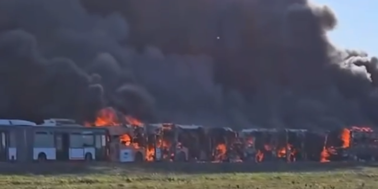 VIDEO- Zjarri në Durrës, reagon policia: U dogjën disa autobusë të vjetër