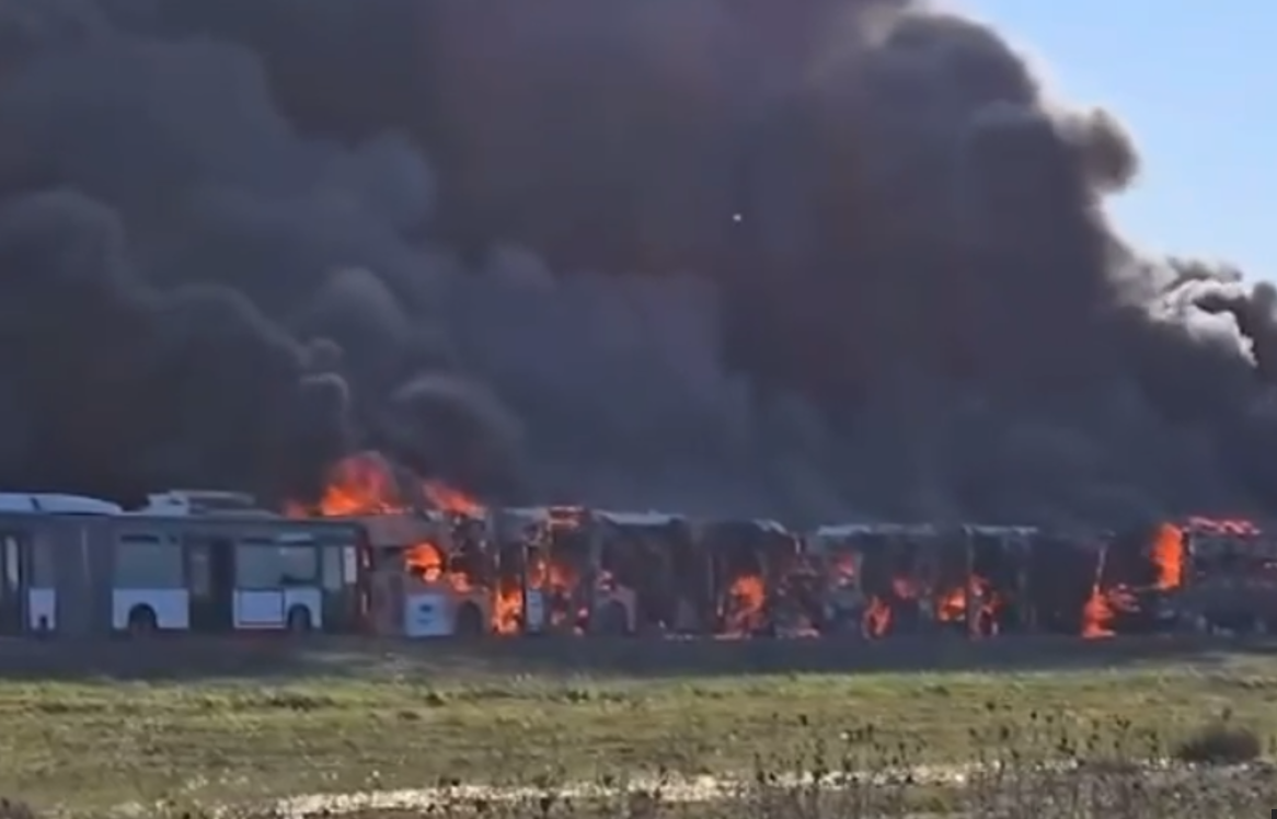 VIDEO- Zjarri në Durrës, reagon policia: U dogjën disa autobusë të vjetër