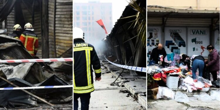 Ende vatra aktive te “5 Maji, tregtari: Biznesi më i vogël me 200 milionë lekë dëme. Po të tjerët?