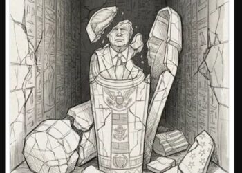 “Do të përmbyset si faraoni!” Lideri Suprem i Iranit poston një karikaturë të Trump në sarkofag