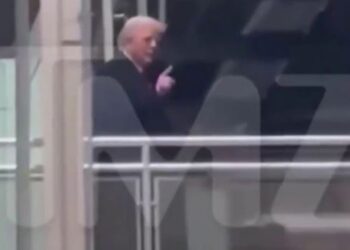 VIDEO / “O mbrojtës i ped****”, Trump i tregon gishtin e mesit punëtorit të ‘Ford’ që ia tha në sy se…