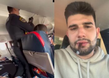 Shkaktoi panik duke tentuar hapjen e derës së avionit në fluturim, shqiptari dënohet me burg! Përleshja me stjuardesat..(EMRI+VIDEO)