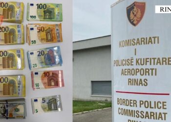 Tentoi të dalë nga Shqipëria me 70 mijë euro të padeklaruara, procedohet 45-vjeçarja nga Kina