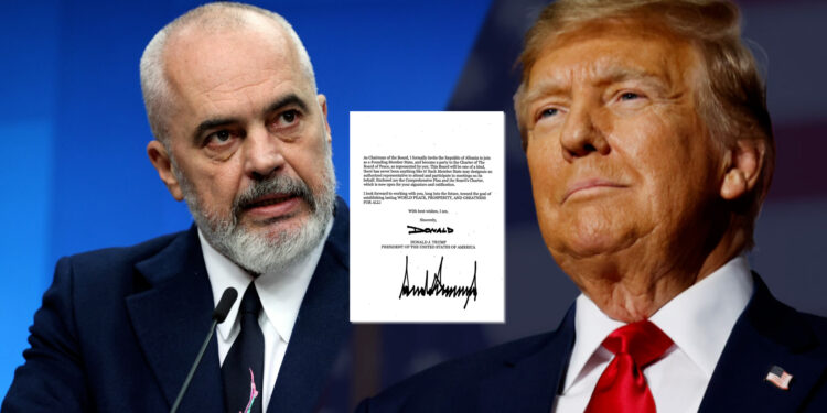 Bordi i Paqes për Gazën, Rama publikon ftesën e Trump: Nder për mua të më bashkoheni në një përpjekje historike