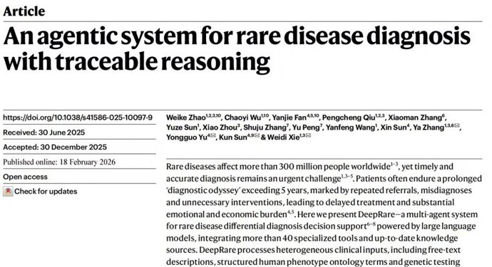 Ekipi kinez i kërkimit zhvillon një sistem diagnostikues të mundësuar nga inteligjenca artificiale për sëmundjet e rralla