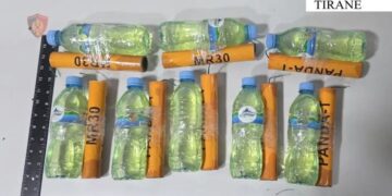 FOTOLAJM / Molotovë me shishe plastike dhe kapsolla, çfarë iu kap militantëve të Berishës