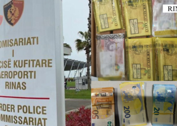 Rinas/ Goditen dy raste të mosdeklarimit të parave, sekuestrohen mbi 26 mijë euro dhe paund