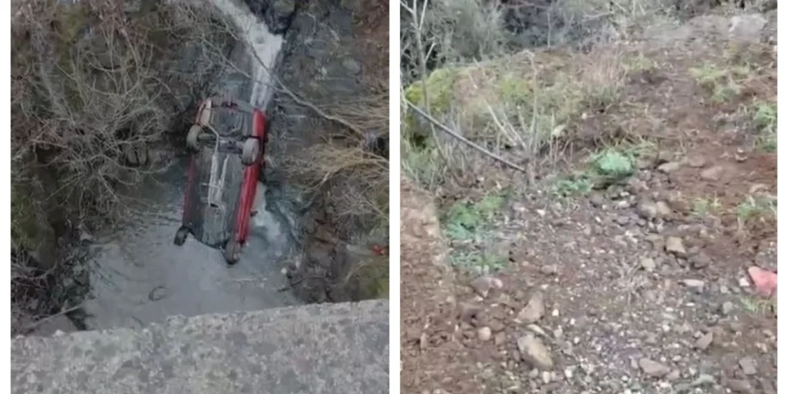 Humbi kontrollin e mjetit dhe ra në përrua në aksin Mat-Shkopet, shpëton mrekullisht drejtuesi