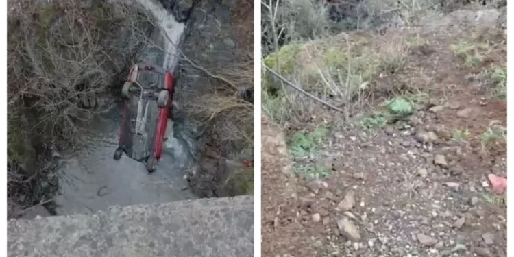 Humbi kontrollin e mjetit dhe ra në përrua në aksin Mat-Shkopet, shpëton mrekullisht drejtuesi