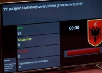 Kuvendi miratoi deklaratën për pafajësinë e liderëve të UÇK-së, Spiropali: Shqipëria qëndron pranë Kosovës dhe të vërtetës historike