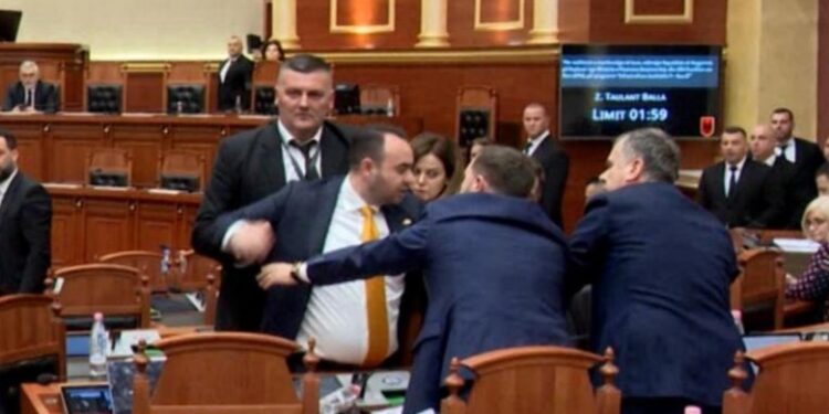 Ofendime në Kuvend, Sekretariati i Etikes përjashton me 10 ditë Bardhin dhe Balliun