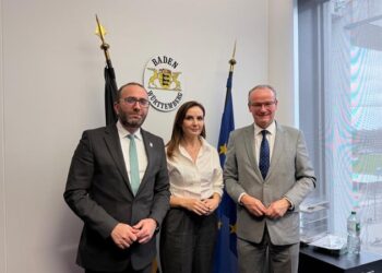 Bardhi dhe Tabaku takojnë Ministrin gjerman për Europën, Gunther Krischbaum: Shqiptarët e duan integrimin