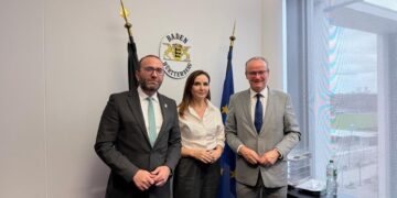 Bardhi dhe Tabaku takojnë Ministrin gjerman për Europën, Gunther Krischbaum: Shqiptarët e duan integrimin