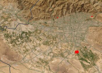 Harta satelitore e NASA-s tregon shënjestrimin e objekteve të naftës në Teheran