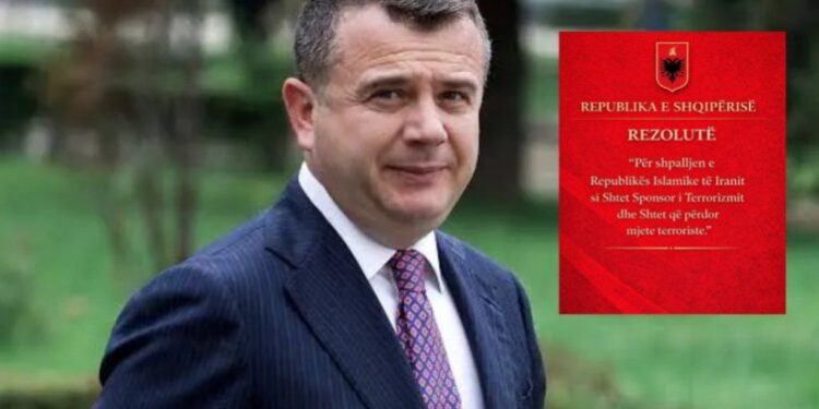 Pas njoftimit të Ramës, Balla depoziton projekt-rezolutën për shpalljen e Iranit shtet sponsor të terrorizmit