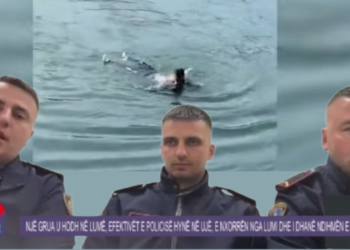 Tentoi të mbytej në Bunë, flasin policët që shpëtuan 59-vjeçaren, efektivi: U hodha menjëherë në ujë
