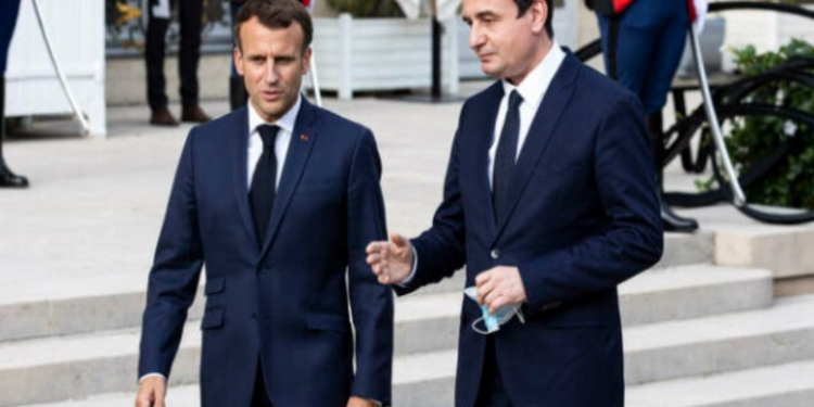 Albin Kurti vizitë zyrtare në Paris, pritet nga presidenti francez Macron