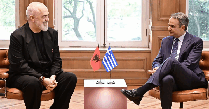 Takimi me Ramën në Athinë, Mitsotakis: Greqia mbështet Shqipërinë në procesin e anëtarësimit në BE