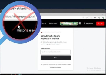 Autoriteti Kombëtar Kibernetik paralajmëron qytetarët: Kujdes nga faqet false që imitojnë e-Albania, synojnë vjedhjen e të dhënave personale