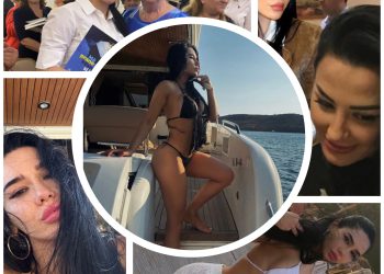 Foto / Aktivistja e PD-së Xhulja Xhekaj në jahtin e trafikantit. U rrah nga Suada Sherifi pasi i ‘rrethoi’ burrin Eldi Dizdari?!