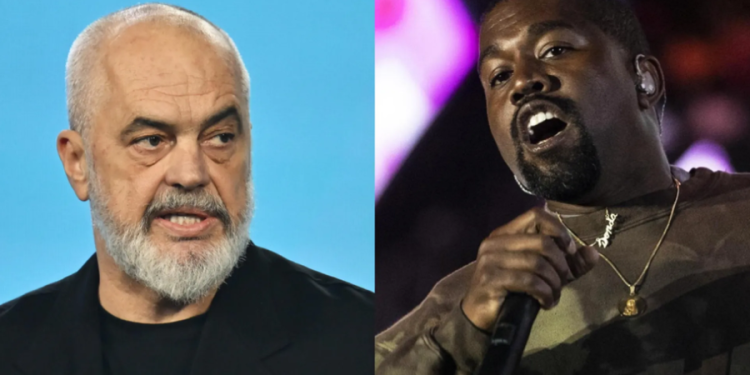 Media italiane: Edi Rama “peshkon” nga arka e shtetit për të shpëtuar koncertin e Kanye West