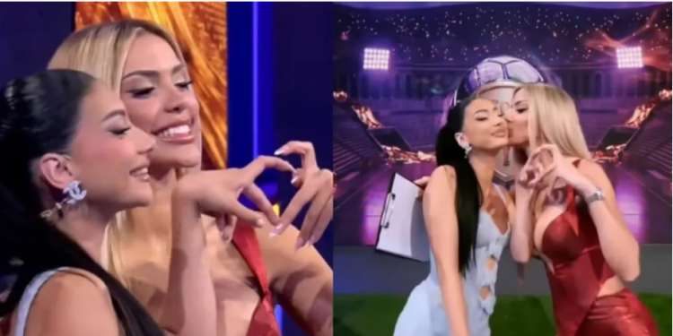 Motra e Mateos emocionon live në emision Brikenën, ja çfarë ndodhi mes kunatave