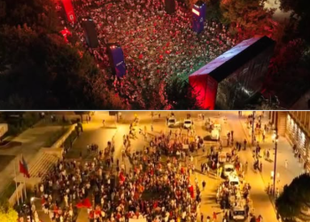 Rama ironizon protestën qytetare me dy foto: Më shumë njerëz në Fan Zone sesa në tubim