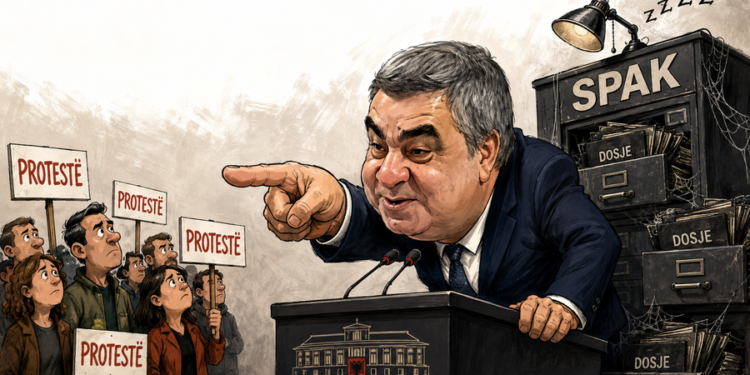 Monstra i Korrupsionit, Blendi Gonxhe kërcënon protestuesit; ndërsa dosjet e tij të zeza flenë në SPAK